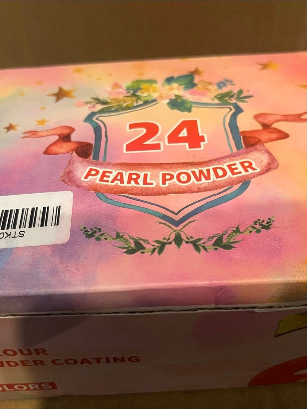 24 Pearl Powder Shimmer Palette - Pink Multicolor